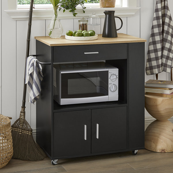 Marlow Home Co. Ejvind Engineered Wood Kitchen Trolley Reviews
